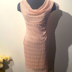 Connected Apparel pink elegant evening dress